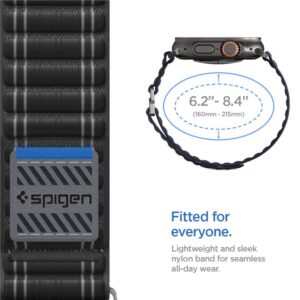 Spigen WBF0 apyrankė skirta Apple Watch 44 / 45 / 46 / 49 mm - juodos spalvos - Image 11