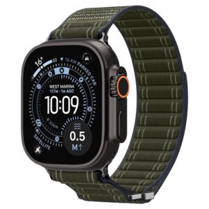 Spigen WBF0 apyrankė Apple Watch 8 / 9 / 10 / 11 / SE / Ultra (44 / 45 / 46 / 49 mm) žalios spalvos - Image 22