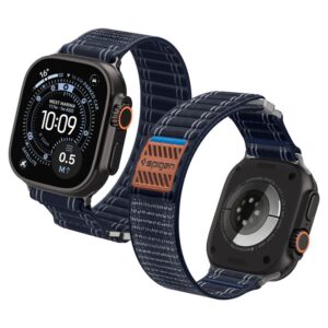 Spigen WBF0 apyrankė skirta Apple Watch 44 / 45 / 46 / 49 mm - mėlynos spalvos - Image 10
