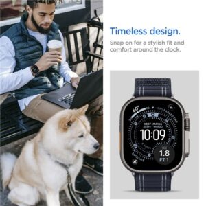 Spigen WBF0 apyrankė skirta Apple Watch 44 / 45 / 46 / 49 mm - mėlynos spalvos - Image 18