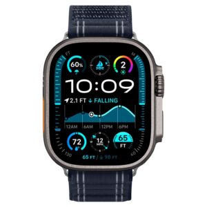 Spigen WBF0 apyrankė skirta Apple Watch 44 / 45 / 46 / 49 mm - mėlynos spalvos - Image 19