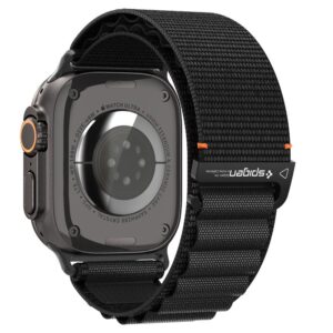 Apyrankė Spigen WBF1 Strap for Apple Watch 44 / 45 / 46 / 49 mm - juodos spalvos - Image 11