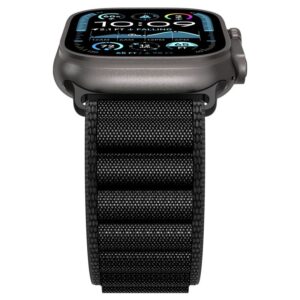 Apyrankė Spigen WBF1 Strap for Apple Watch 44 / 45 / 46 / 49 mm - juodos spalvos - Image 14