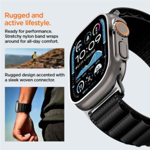 Apyrankė Spigen WBF1 Strap for Apple Watch 44 / 45 / 46 / 49 mm - juodos spalvos - Image 19
