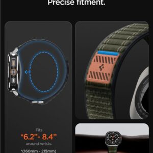 Spigen WBF0 apyrankė skirta Samsung Galaxy Watch Ultra 47mm - žalios spalvos - Image 17