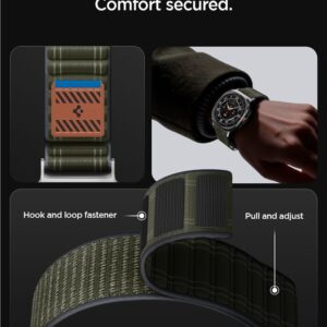 Spigen WBF0 apyrankė skirta Samsung Galaxy Watch Ultra 47mm - žalios spalvos - Image 19