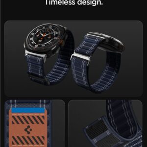 Spigen WBF0 apyrankė Samsung Galaxy Watch Ultra 2024 / 2025 (47 mm) mėlynos spalvos - Image 16