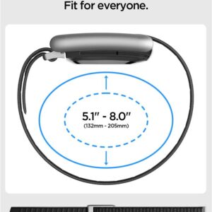 Spigen Fabric apyrankė WBF3, juodos spalvos - Whoop 5.0 - Image 11