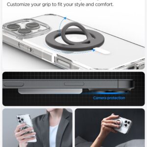 Spigen Dual Pop MagSafe Phone Holder (Slim), marble gray - Image 17