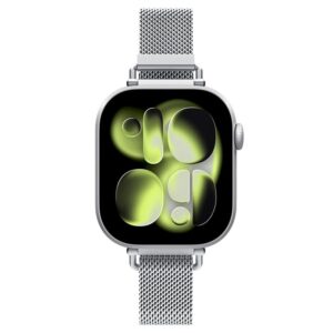 Spigen WBM4 apyrankė Apple Watch 8 / 9 / 10 / 11 / SE (40 / 41 / 42 MM) sidabro spalvos - Image 15