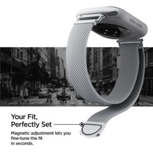 Spigen WBM4 apyrankė Apple Watch 8 / 9 / 10 / 11 / SE (40 / 41 / 42 MM) sidabro spalvos - Image 18