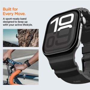Spigen WBS2 apyrankė skirta Apple Watch 44 / 45 / 46 / 49 mm - juodos spalvos - Image 11