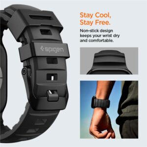 Spigen WBS2 apyrankė skirta Apple Watch 44 / 45 / 46 / 49 mm - juodos spalvos - Image 16