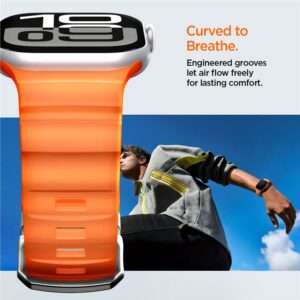 Spigen WBS2 apyrankė skirta Apple Watch 44 / 45 / 46 / 49 mm - oranžinės spalvos - Image 14