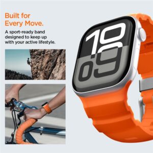 Spigen WBS2 apyrankė skirta Apple Watch 44 / 45 / 46 / 49 mm - oranžinės spalvos - Image 18