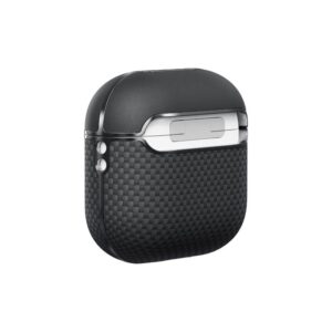 Pitaka Aramid Fiber Magnetic dėklas, juodos spalvos - Apple AirPods 4 - Image 7