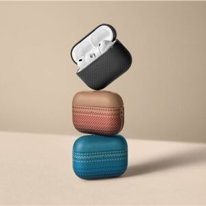Pitaka Aramid Fiber Magnetic dėklas, juodos spalvos - Apple AirPods Pro 3 - Image 5