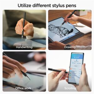 Spigen Universal Stylus Pen, juodos spalvos - Image 10