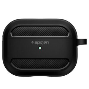 Spigen Rugged Armor, juodos spalvos - AirPods Pro - Image 4
