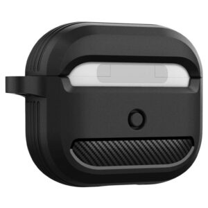 Spigen Rugged Armor, juodos spalvos - AirPods 3 - Image 2