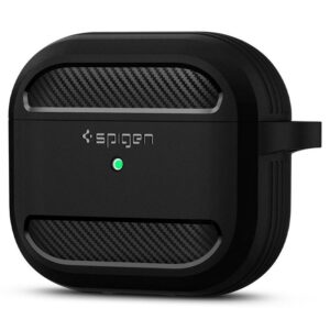 Spigen Rugged Armor, juodos spalvos - AirPods 3 - Image 10