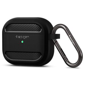 Spigen Rugged Armor, juodos spalvos - AirPods 3