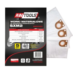 AWTOOLS MAIŠELIAI IŠ MIKROPLUOŠTO rink. 5 vnt. SXM2 GAS 25 / STARMIX 25/35