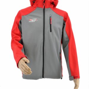 AWTOOLS STRIUKĖ SOFTSHELL T4/ RAUDONA-PILKA/ L