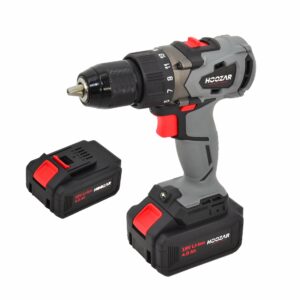 HOOZAR Akumuliatorinis suktuvas 18V 2x4.0Ah 60Nm CD60BL-M2