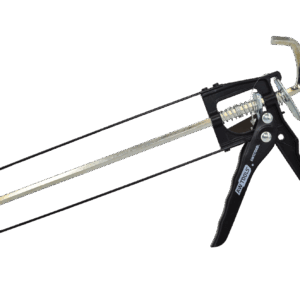 AWTOOLS SILIKONO PISTOLETAS SKELETINIS 300ml HEX STRYPAS BLACK LINE