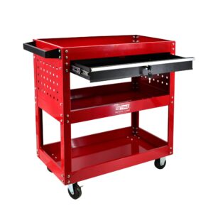 AWTOOLS METALINIS SERVISO VEŽIMĖLIS 3 LYGIAI + 1 STALČIUS