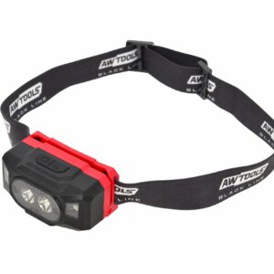 AWTOOLS LED PROŽEKTORIUS ANT GALVOS USB 6 FUNKCIJOS POWER BANK BLACK LINE
