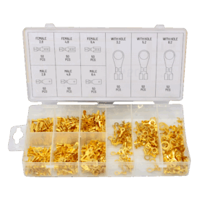 AWTOOLS ELEKTRINĖS NEIZOLIUOTOS JUNGTYS 450vnt. MIX