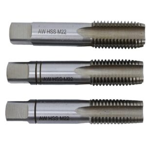 AWTOOLS Sriegiklis M2 HSS M 4x0,70 rinkinys 3 vnt. BLACK LINE