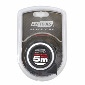 AWTOOLS RULETĖ DVIPUSĖ 5m x 25mm ABS TPR 1-STOP