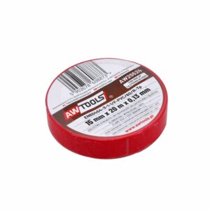 AWTOOLS IZOLIACINĖ JUOSTA 15mm x 20m RAUDONA