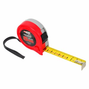 AWTOOLS RULETĖ 5m x 19mm ABS 2- STOP