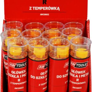 AWTOOLS PIEŠTUKAS STIKLUI IR METALUI R GELTONAS 10vnt.