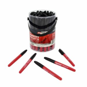 AWTOOLS PLONI JUODI ŽYMIKLIAI 45 vnt.