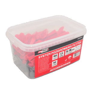 AWTOOLS LYGIAVIMO SISTEMA (ARKINĖ) 1,5mm 150+50vnt. (ARKELĖ 5-15mm + PLEIŠTAS)
