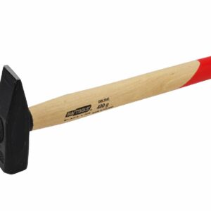 AWTOOLS ŠALTKALVIŠKAS PLAKTUKAS 0,4 kg MEDINĖ RANKENA BLACK LINE