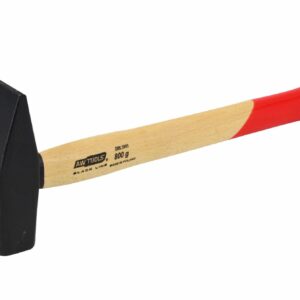 AWTOOLS ŠALTKALVIŠKAS PLAKTUKAS 0,8 kg MEDINĖ RANKENA BLACK LINE