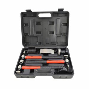 AWTOOLS MŁOTKÓW BLACHARSKICH RINKINYS 7 vnt. / LAGAMINAS BLACK LINE - Image 1