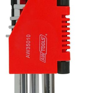 AWTOOLS RAKTAI ŠEŠIAKAMPIAI HEX /1,5-10mm/ 9vnt. BLACK LINE