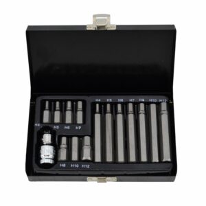 AWTOOLS IMBUSINIAI ANTGALIAI HEX 15vnt. BLACK LINE