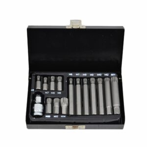 AWTOOLS SPLINE antgaliai 15 vnt. BLACK LINE