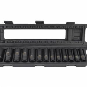 AWTOOLS SMŪGINIŲ GALVUČIŲ RINKINYS 1/2" 13 vnt./10-32 mm/ ILGOS BLACK LINE