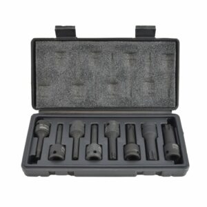 AWTOOLS SMŪGINIAI TORX RAKTAI SU KOTELIU 8vnt BLACK