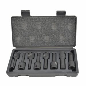 AWTOOLS SMŪGINIAI LOBELINIAI SPLINE RAKTAI 8vnt. BLACK LINE