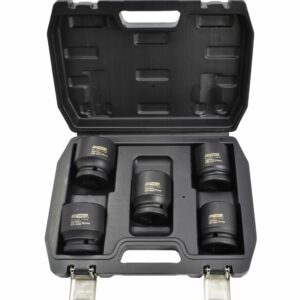 AWTOOLS SMŪGIO NASADŲ RINKINYS 3/4" 5 vnt./30-38mm/ TRUMPI BLACK LINE